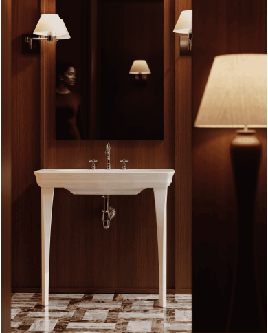 copy of Lavabo avec colonne Civitas - The.artceram