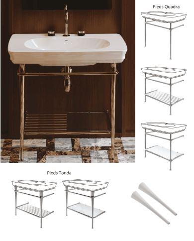 copy of Lavabo avec colonne Civitas - The.artceram