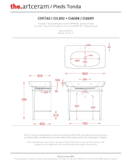 Lavabo 90cm Civitas - The.artceram