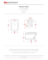 WC suspendu 36x54cm Civitas - The.artceram