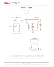Bidet à poser 36x54cm Civitas - The.artceram