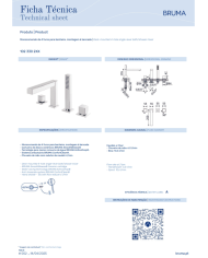 Mitigeur bain / douche 4 trous Escudo - Bruma