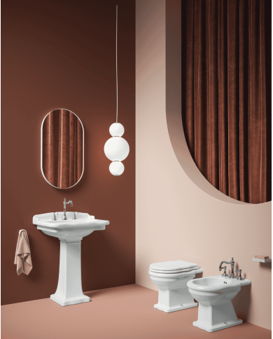 copy of Lavabo avec colonne Civitas - The.artceram