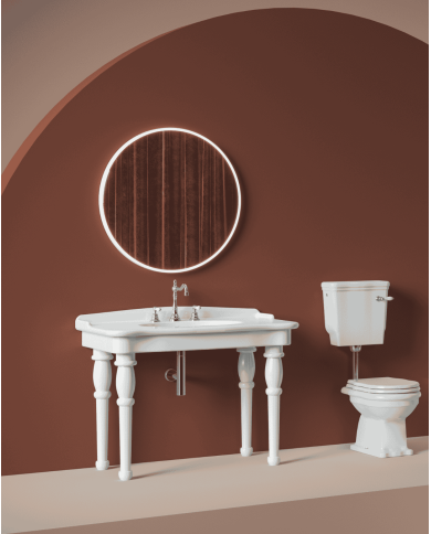 copy of Lavabo avec colonne Civitas - The.artceram