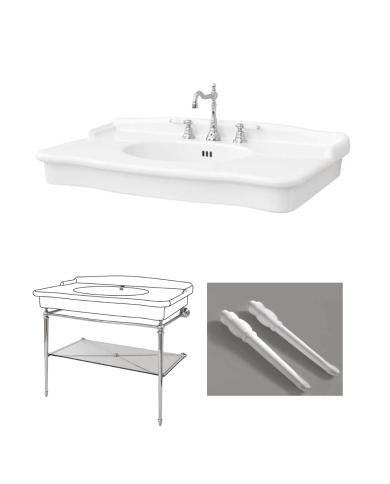 copy of Lavabo avec colonne Civitas - The.artceram