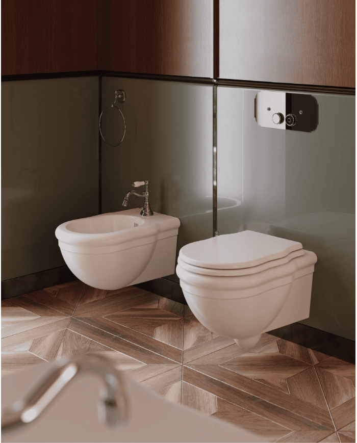 Bidet suspendu 36x55cm Hermitage - The.artceram