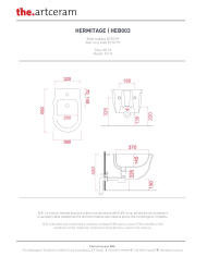 Bidet suspendu 36x55cm Hermitage - The.artceram