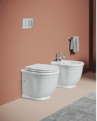 WC à poser mural 36x55cm Hermitage - The.artceram
