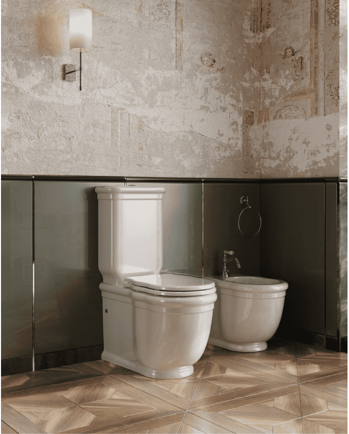 WC à poser avec réservoir 36x71cm Hermitage - The.artceram