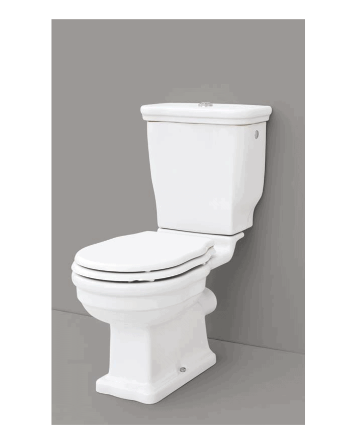 WC à poser avec réservoir 36x71cm Hermitage - The.artceram