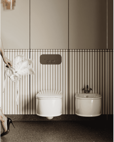 Bidet suspendu 37x52cm Atelier - The.artceram