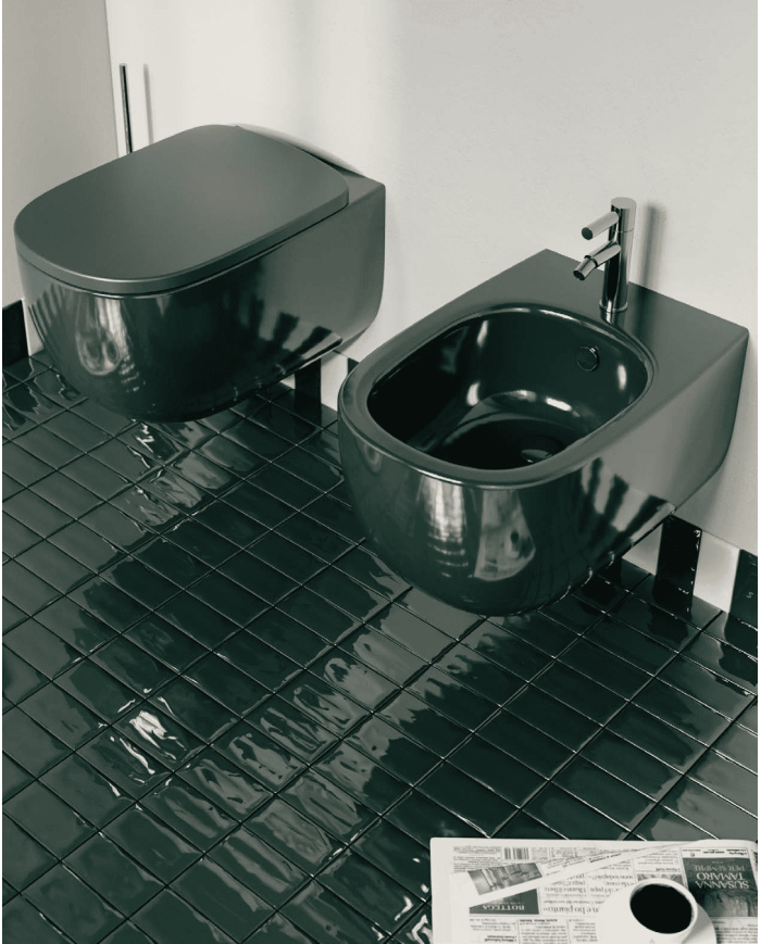 Bidet à suspendu filomur 36x53cm Seta - The.artceram