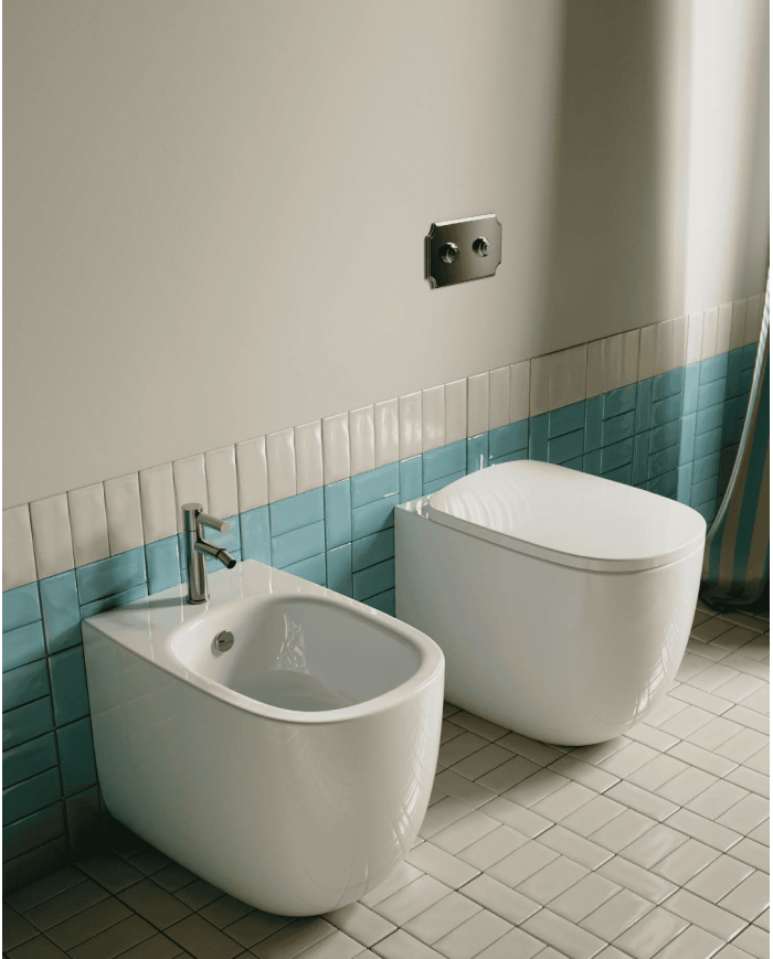 Bidet à poser filomur 36x54cm Seta - The.artceram