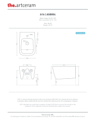 Bidet suspendu filomur 36x52cm A16 - The.artceram