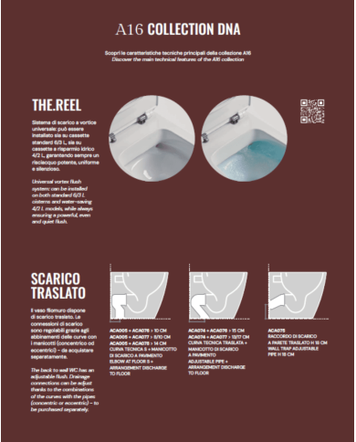 Wc suspendu mini 36x45cm A16 - The.artceram