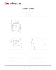 Bidet suspendu mini 36x45cm A16 - The.artceram