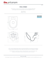 Wc suspendu 37x53cm Vita - The.artceram