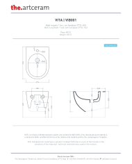 Bidet suspendu 37x53cm Vita - The.artceram