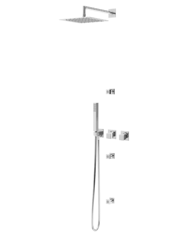 Kit douche encastré Escudo 6 - Bruma