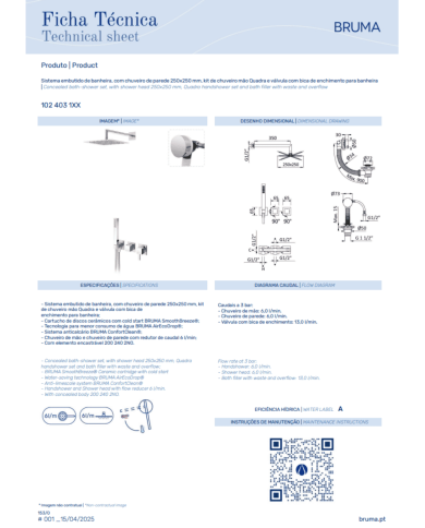 Kit bain / douche Escudo 2 - Bruma