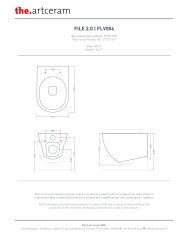 Wc suspendu 37x52cm File - The.artceram