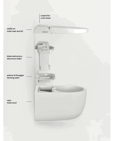 Wc smart suspendu 38x59cm Hype - The.artceram