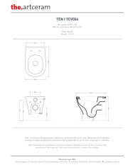 Wc suspendu 36x53cm Ten 4.0 - The.artceram