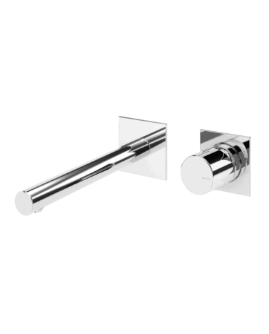 Mitigeur lavabo monocommande mural Lusa - Bruma