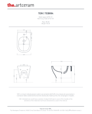 Bidet suspendu 36x52cm Ten 4.0 - The.artceram