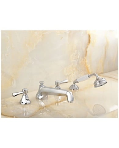 Mélangeur bain 4 trous sur gorge manettes Ascott Horus Mélangeur bain 4 trous sur gorge manettes Ascott Horus