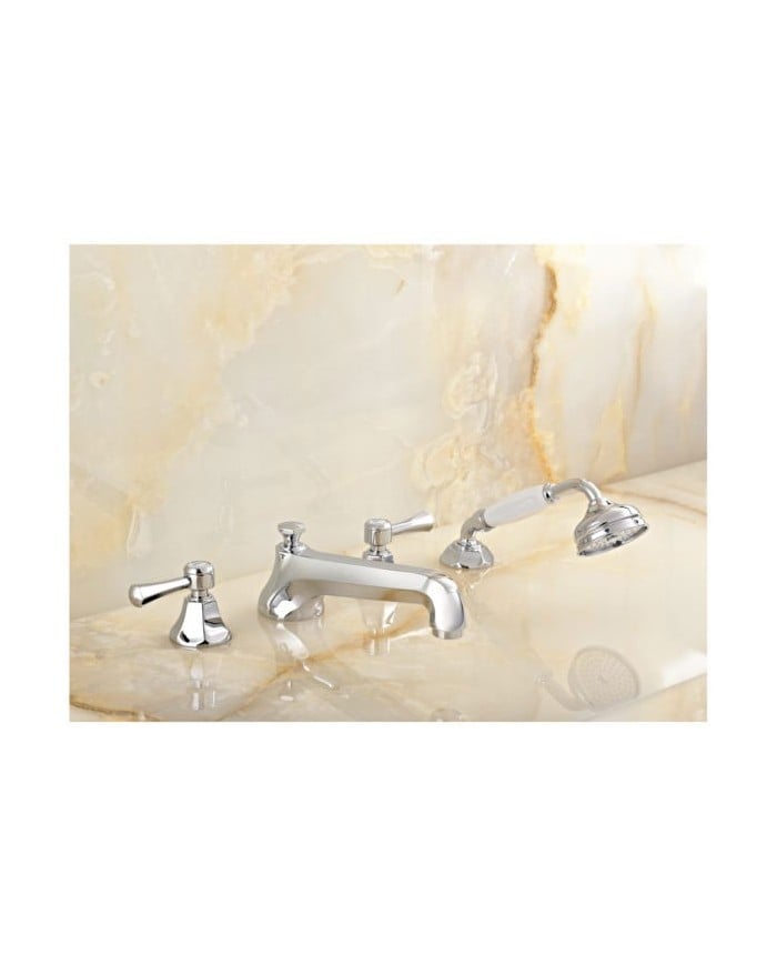 Mélangeur bain 4 trous sur gorge manettes Ascott Horus