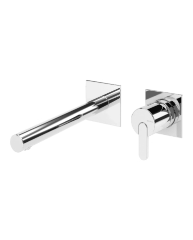Mitigeur lavabo monocommande mural Lusa 2 - Bruma
