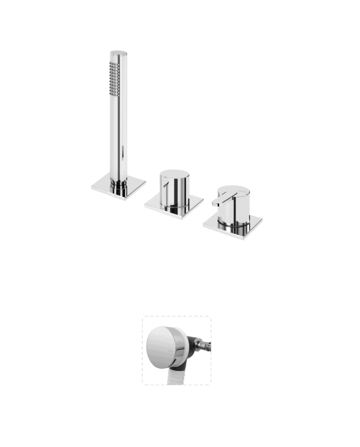 Kit bain douche sur plan Lusa - Bruma