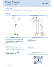 Colonne bain / douche system 230 Lusa - Bruma