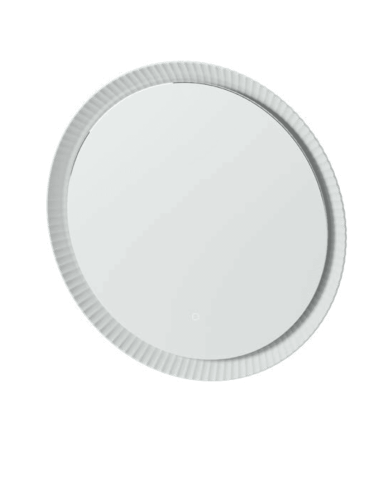 Miroir rond Lord avec cadre en céramique – The.artceram