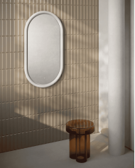 Miroir Milano avec cadre en céramique 55x100cm – The.Artceram
