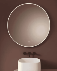 Miroir rond Ø85 Look Ring cadre métallique – The.Artceram