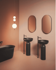 Miroir ovale 50x90cm Look Arco cadre métallique – The.Artceram