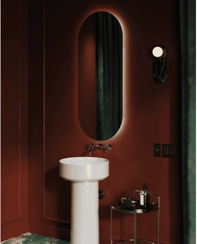 Miroir Arco 50x120 avec rétroéclairage LED – The.Artceram
