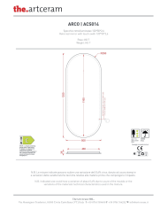 Miroir Arco 50x120 avec rétroéclairage LED – The.Artceram