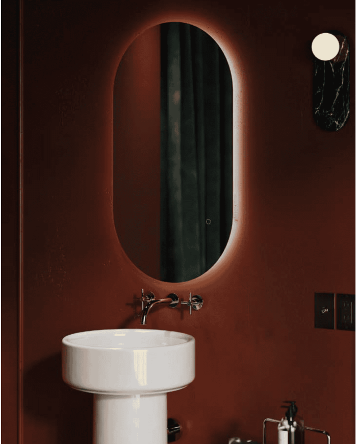 Miroir Arco 50x90 avec rétroéclairage LED – The.Artceram