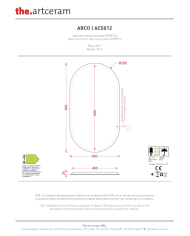 Miroir Arco 50x90 avec rétroéclairage LED – The.Artceram