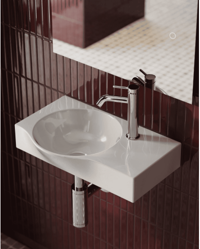 Lave-mains 27x43 suspendu Union – The.Artceram