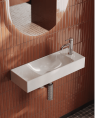 Lave-mains 20x54 suspendu Brick – The.Artceram