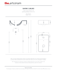 Lave-mains 27x45 suspendu Savon – The.Artceram