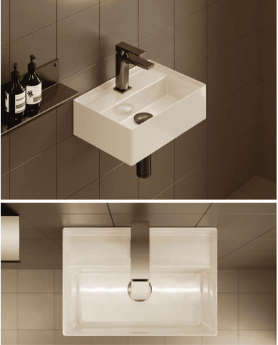 copy of Lavabo avec colonne Civitas - The.artceram