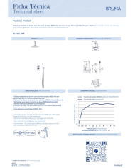 Kit de douche plafond 250 Lusa - Bruma