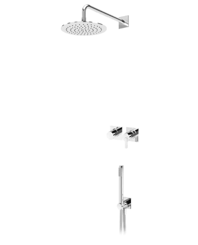Kit de douche horizontal 250 Lusa - Bruma
