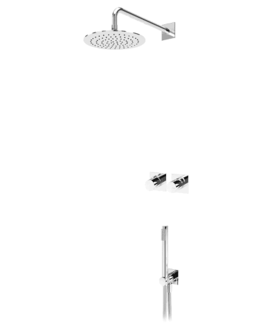 Kit de douche horizontal 250 Lusa - Bruma