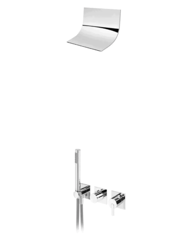 Kit de douche encastré cascade Lusa - Bruma